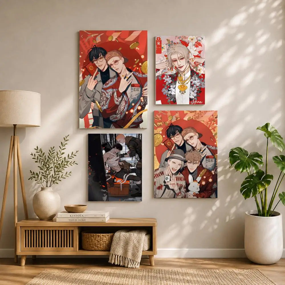 Comic HD Self-Adhesive Waterproof Wall Art Poster | Home Décor Wall Art Poster Peaceful Pleasures Health and Wellness