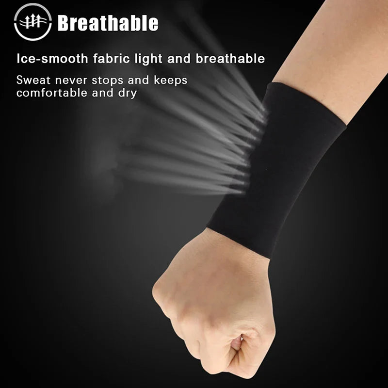 Ice Silk Cooling Wrist Bands – Breathable Sports Sweatbands