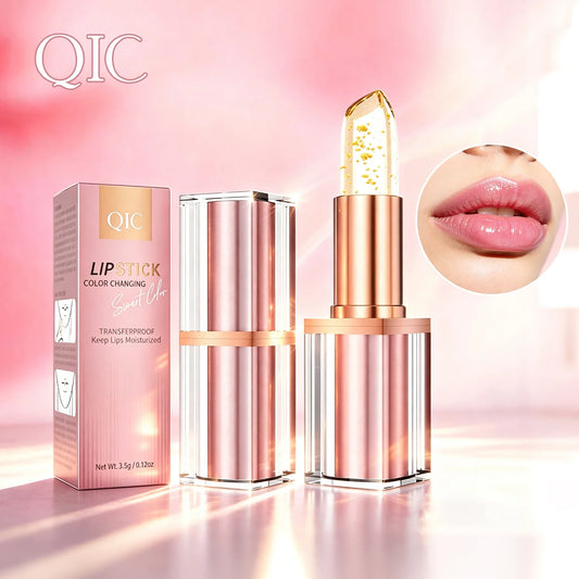 QIC Color-Changing Jelly Lipstick – Moisturizing & Long Lasting Color-Changing Lipstick Oasis Select