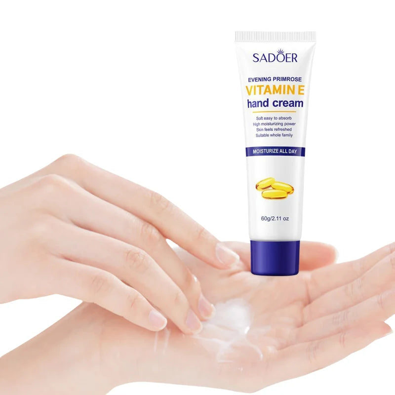 SADOER Vitamin E Hand Cream – Hyaluronic Acid & Niacinamide
