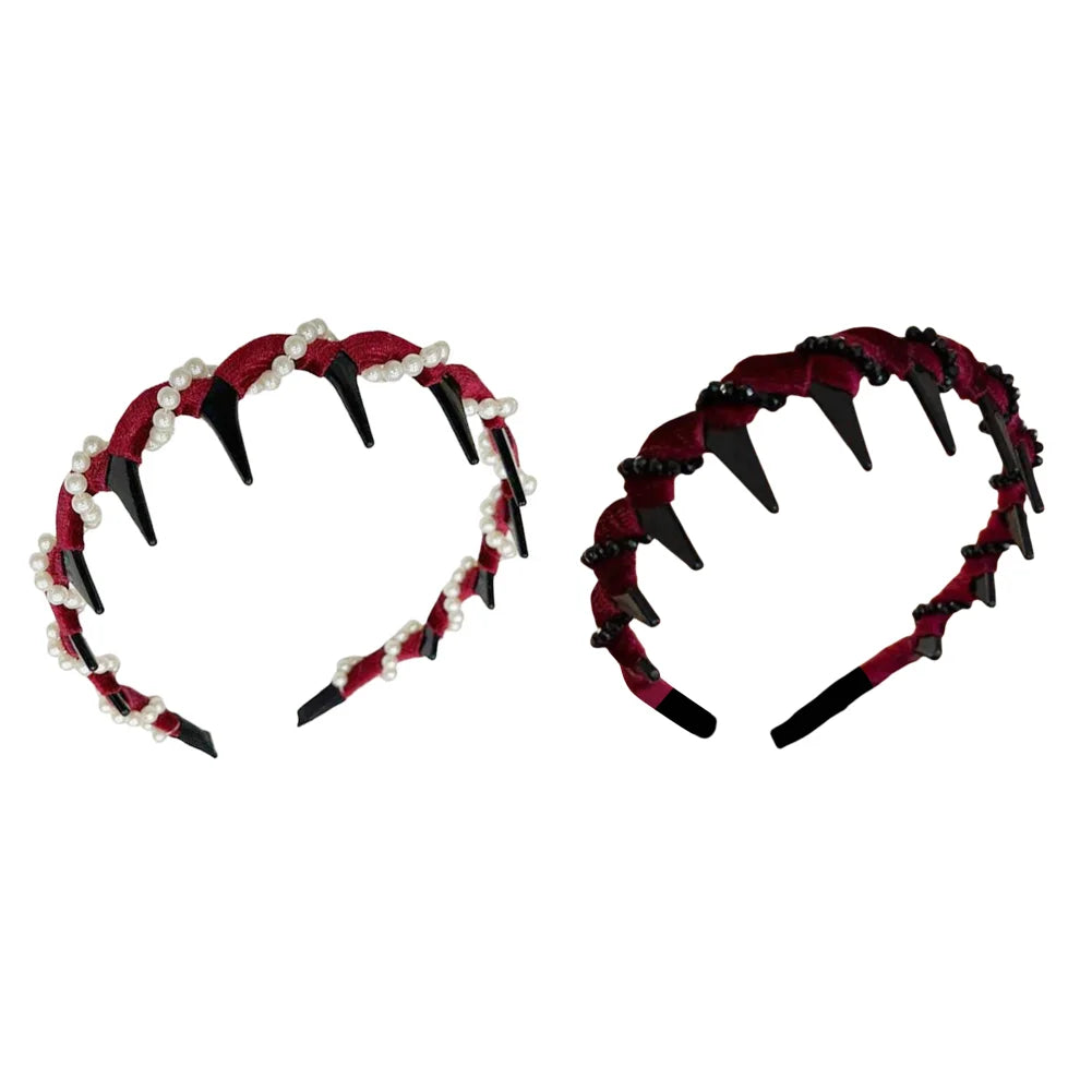 Velvet Sparkling Diamond Hairband for Women – Anti-Slip Hair Hoop Headband Peaceful Pleasures Health and Wellness