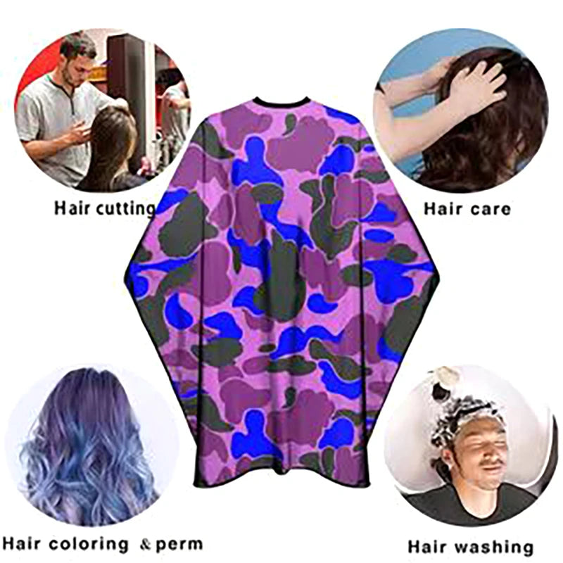 New Barber Hairdresser Camouflage Aprons Anti Static Haircut Capes Professional Barbershop Waterproof Aprons Shawls Salon Tool Peaceful Pleasures Health and Wellness