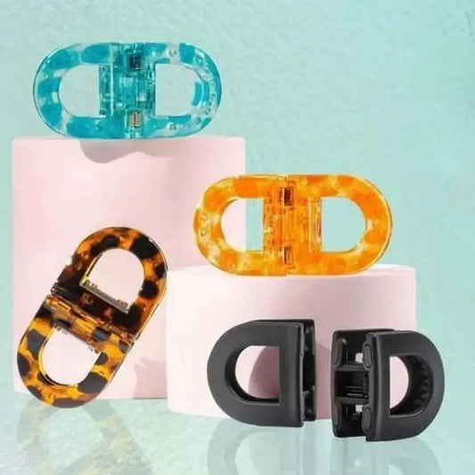 High-end Magnetic Hair Roots Small Grab Hairpins Magnetic Suction Broken Hair Bangs Clip Exquisite Leopard Pattern Girl Hairpin Peaceful Pleasures Health and Wellness
