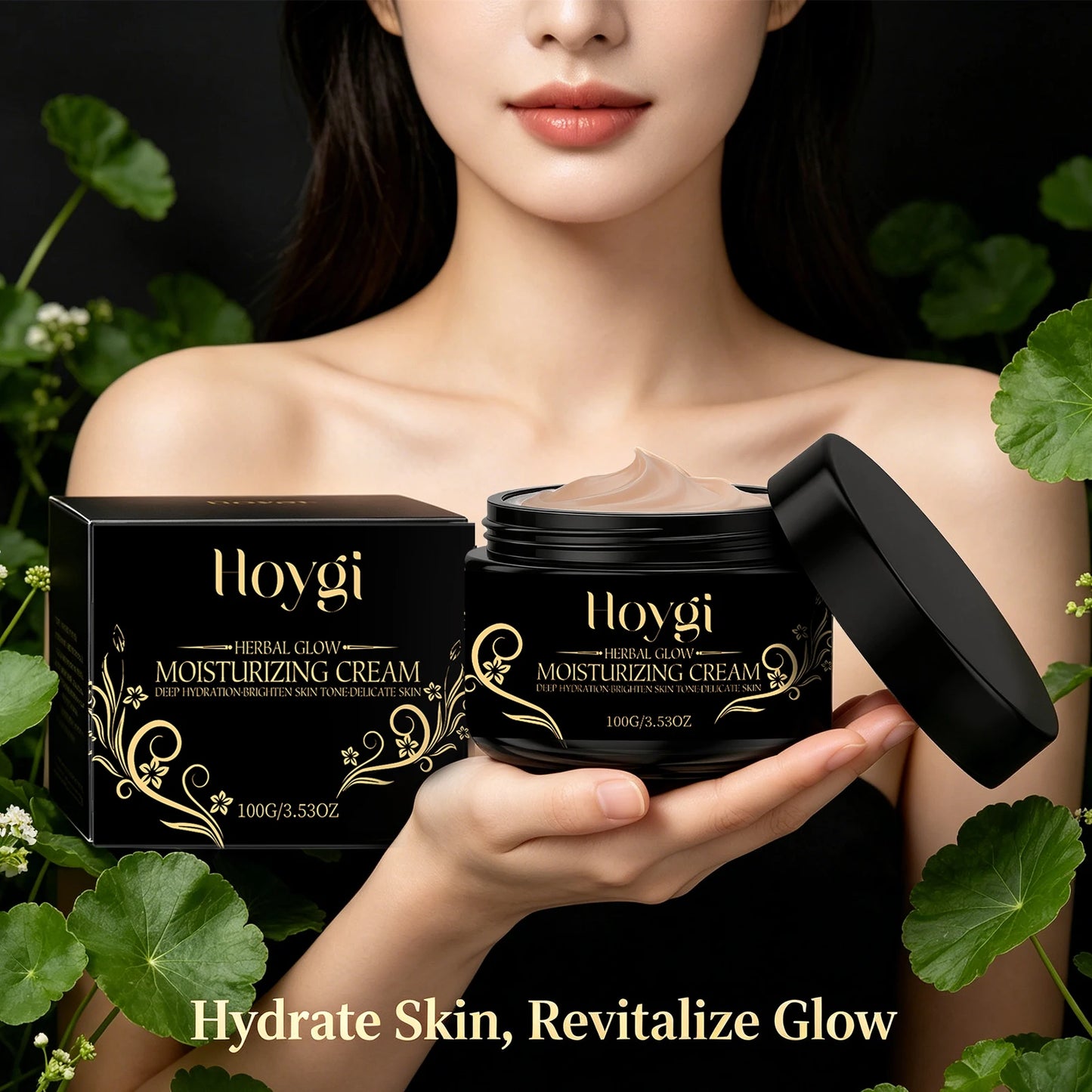 Centella Asiatica Moisturizing Face Cream Deep Hydrating & Skin Brightening Reduce Redness Soft Restores Elasticity Daily Care Peaceful Pleasures Health and Wellness