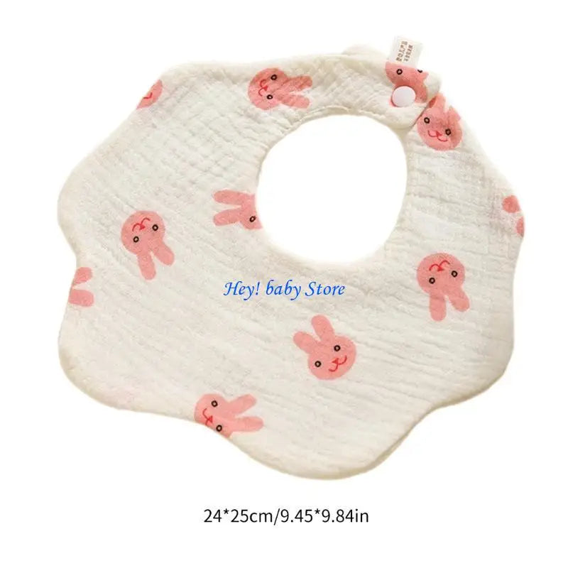 Soft Cotton Baby Bibs – Breathable & Absorbent Infant Drool Bib