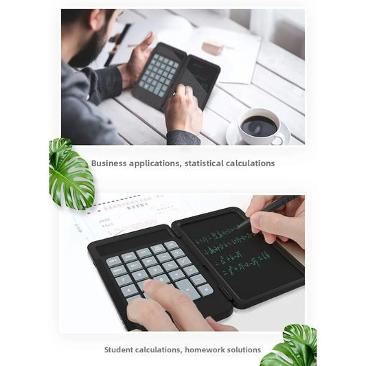 2in1 Scientific Calculator Large Screen Display Erasable Function Calculators with Tablet Multifunctional Foldable Peaceful Pleasures Health and Wellness