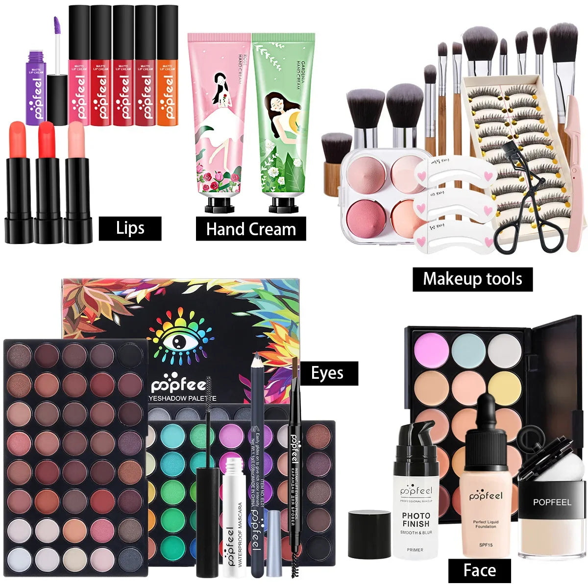 All-in-One Makeup Gift Box Set – Full Face Cosmetics Kit