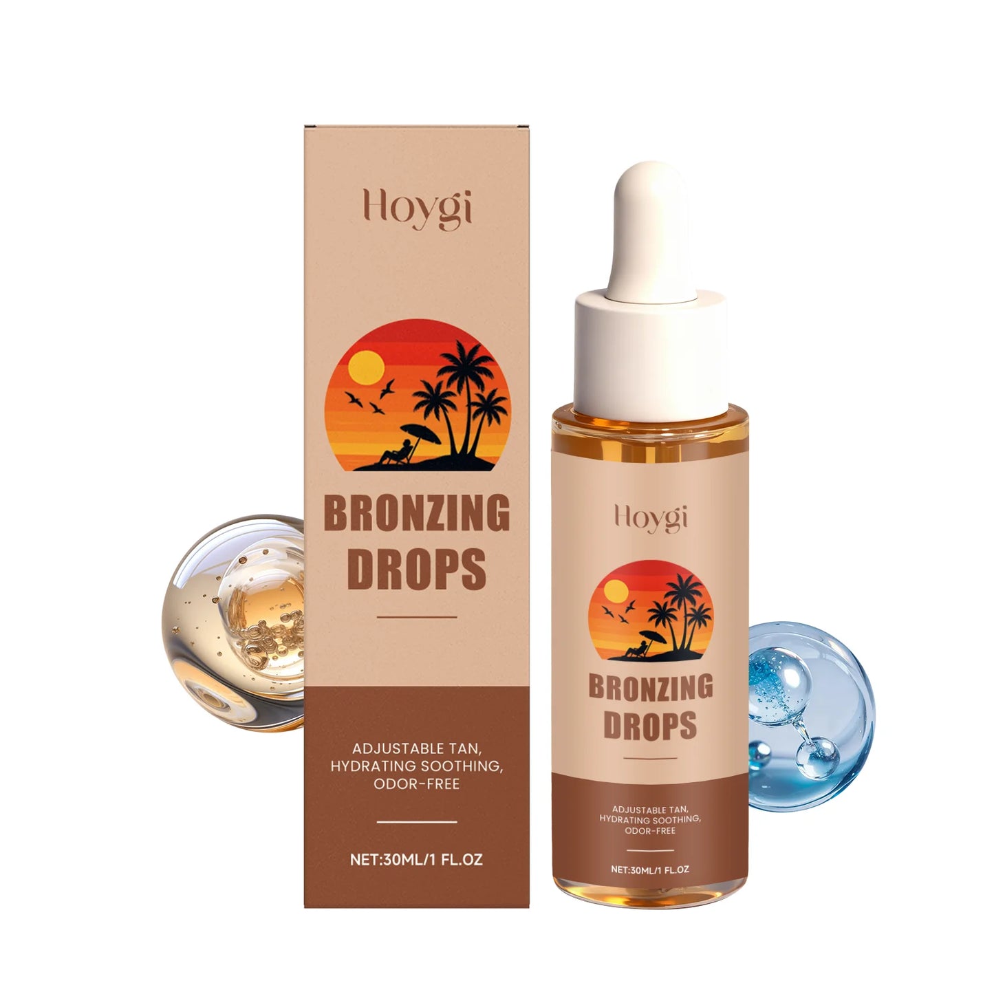 Sunless Tanning Drops – Bronzing, Hydrating & Vegan | 30ml