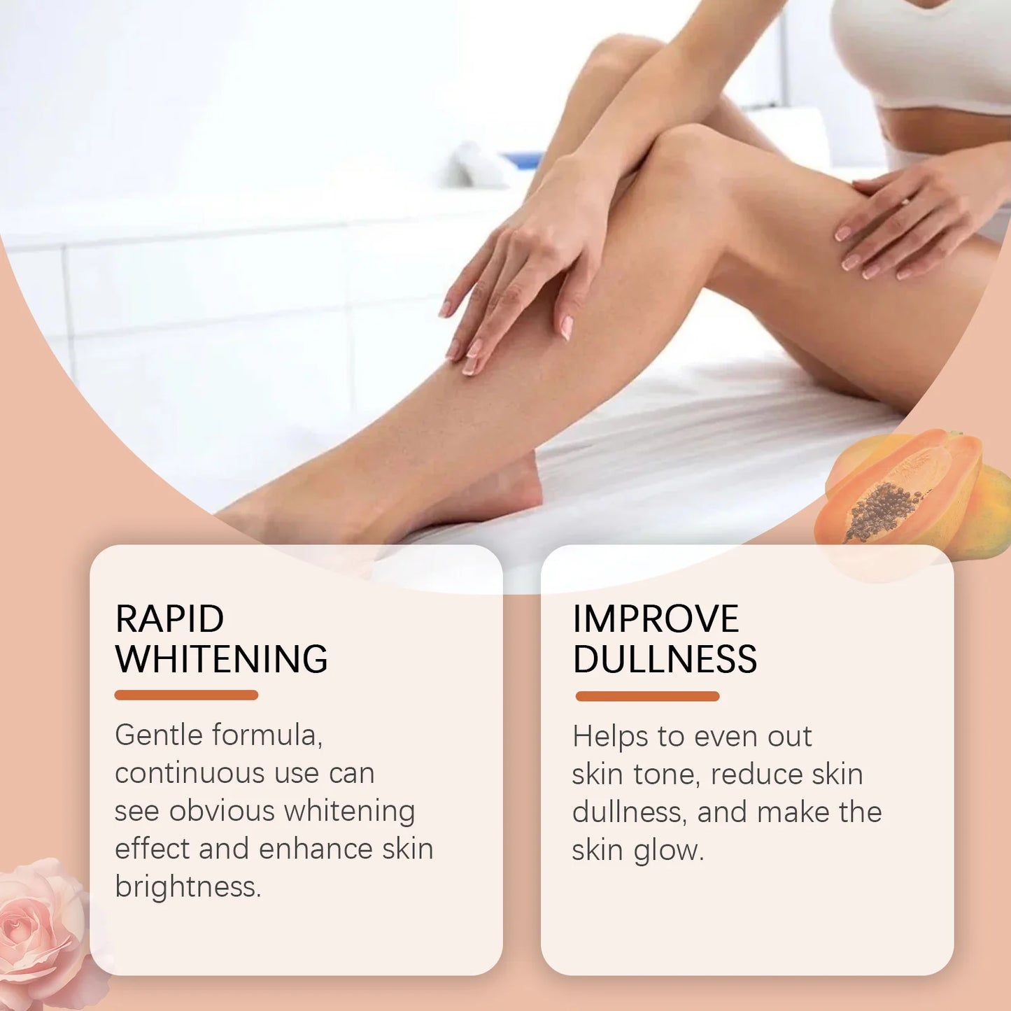 Papaya Whitening Body Oil – Brightening & Moisturizing Skin