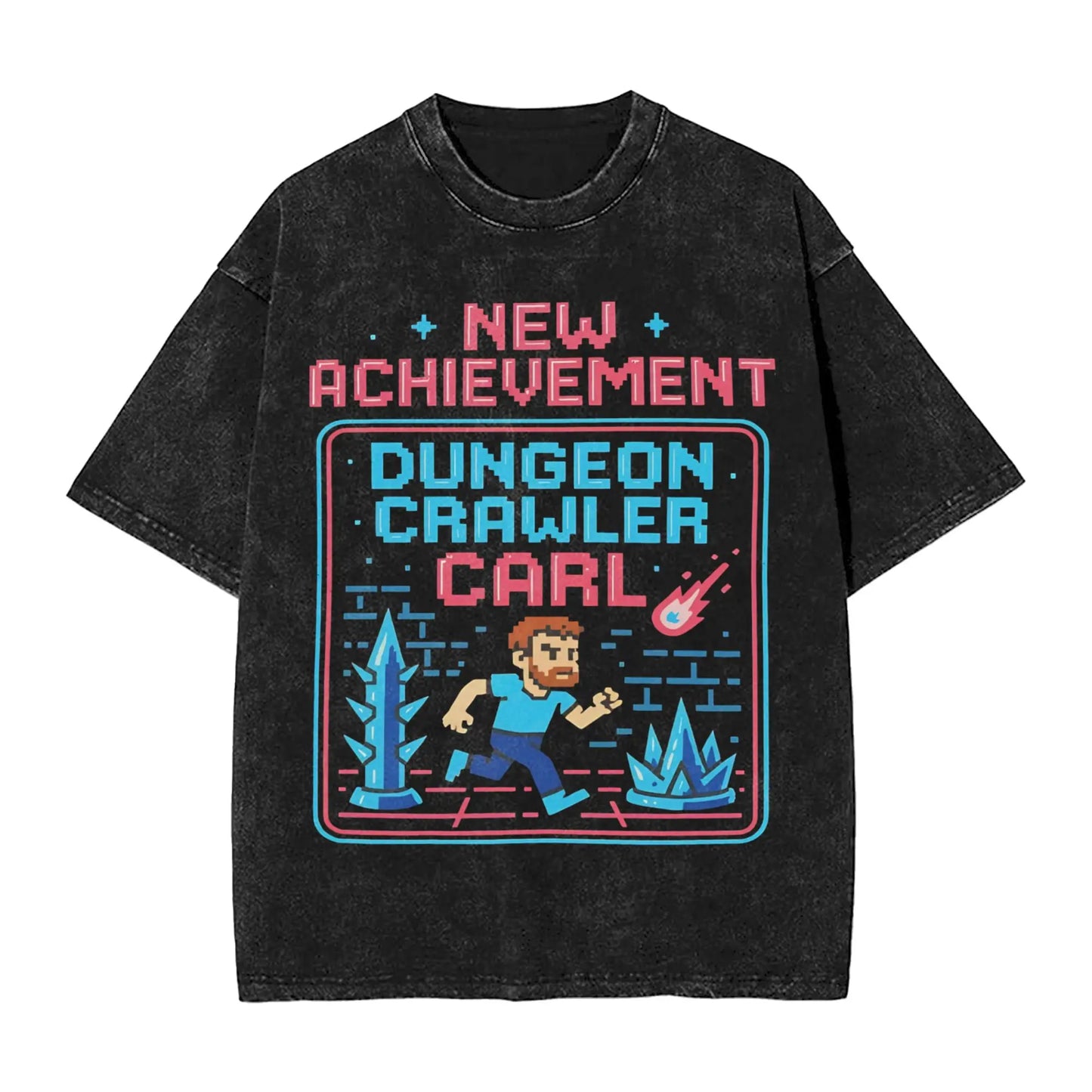 Dungeon Crawler Carl Men's Graphic T-Shirt | Y2K Harajuku Tee
