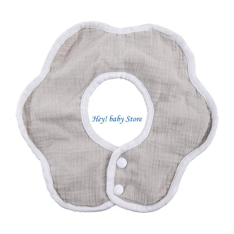 360° Rotating Baby Bib & Burp Cloth | Soft Cotton Waterproof