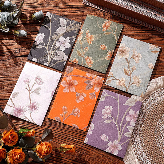 Retro Brocade Envelopes Chinese Letter Writing Package Wedding Party Peaceful Pleasures Health and Wellness