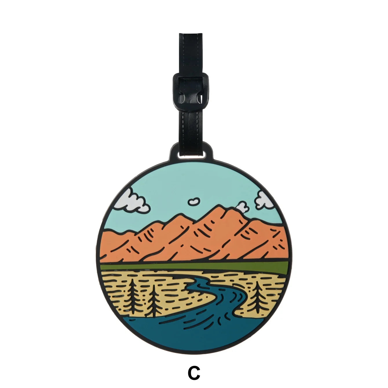 Starry Sky Luggage Tag | Anti-Loss Privacy ID Travel Bag Tag