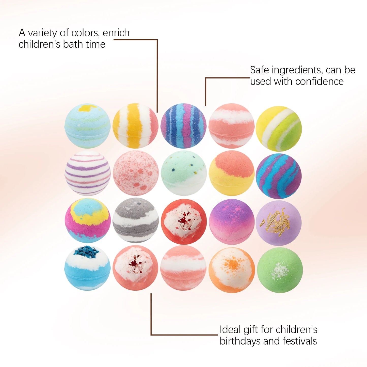 Organic Bath Bombs with Surprise Toys – Ocean Kids Gift Set