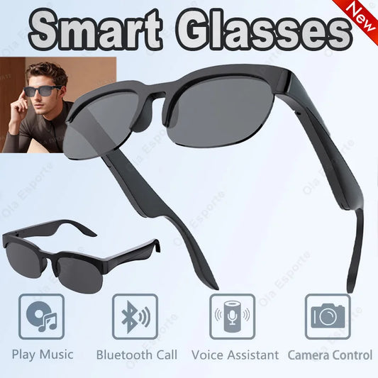 2026 New Smart Glasses Bluetooth Call Voice Assistant Music Outdoor Sport Smartglasses Men Women UV-Protection SunGlasses Peaceful Pleasures Health and Wellness