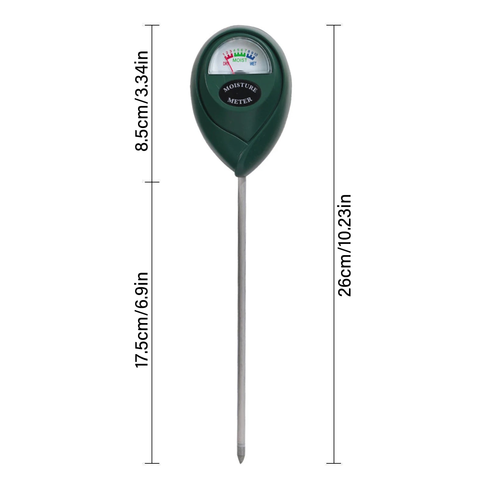 Plant Water Monitor for Soil Large and Clear Dial Moisture Meter Suitable for Home Garden Breeding Peaceful Pleasures Health and Wellness