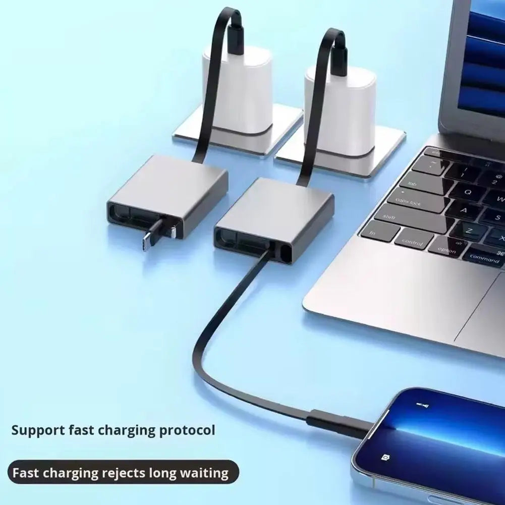4-in-1 USB Type-C Charging & Data Adapter – 60W PD Fast Charge Peaceful Pleasures Health and Wellness