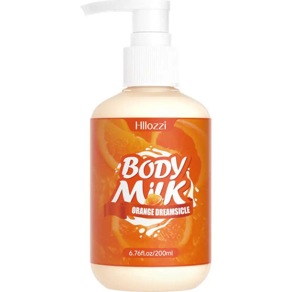 Scented Body Lotion for Women – 200ml Deep Moisturizing Body Milk with Tremella & Olive Oil, Long-Lasting Fragrance Peaceful Pleasures Health and Wellness orange