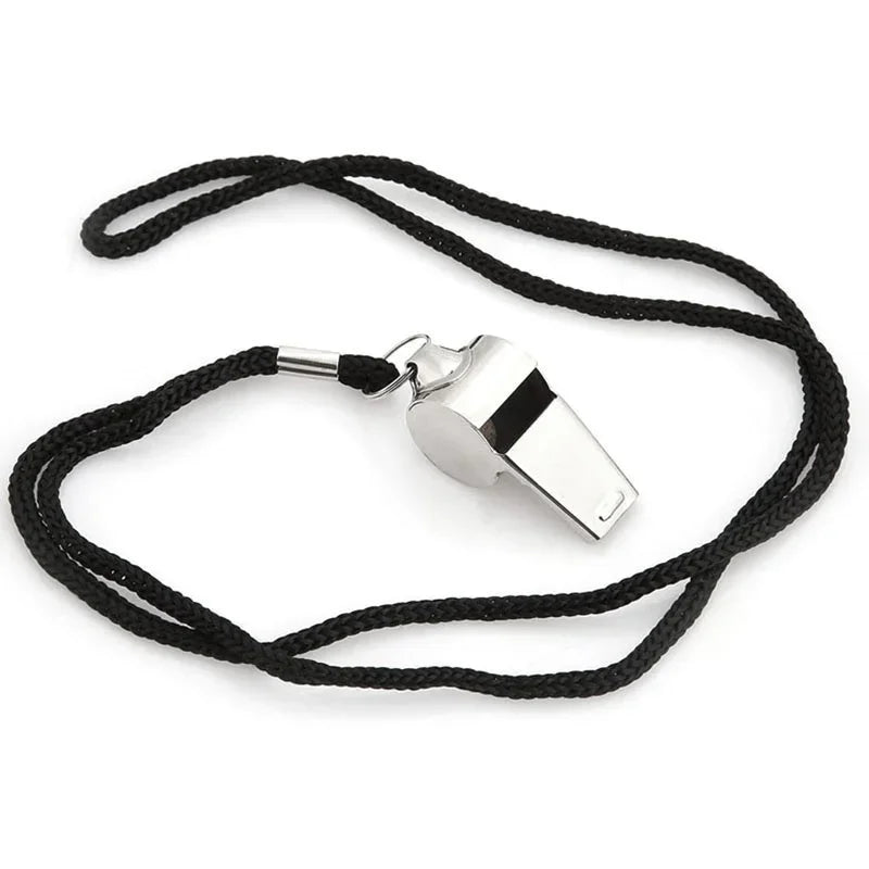 Stainless Steel Whistle Party Referee Sports School Football Rugby