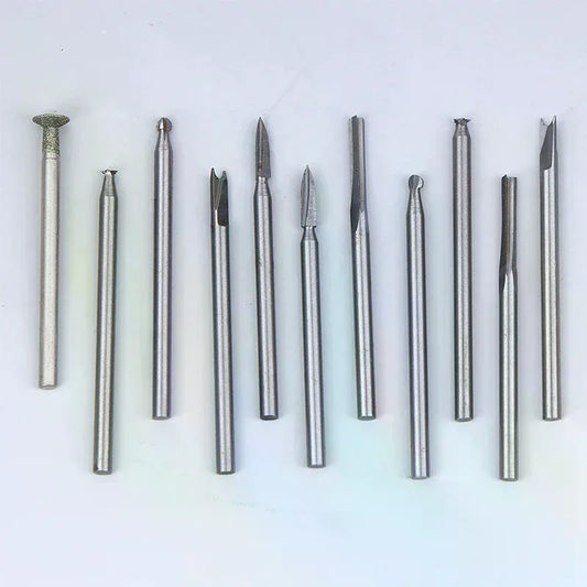 5/6 Pcs Wood Carving Drill Bits Set | 3mm Shank Rotary Tool Wood Carving Drill Bits Peaceful Pleasures Health and Wellness