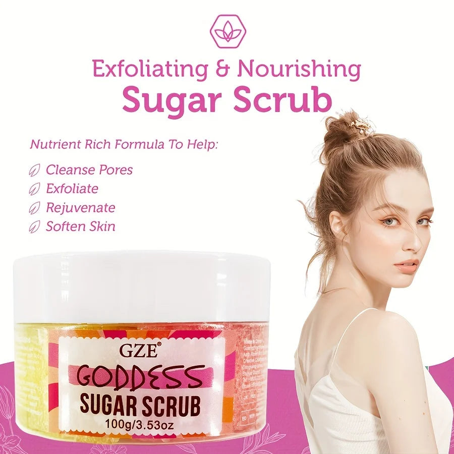 Goddess Body Sugar Scrub – Exfoliating & Moisturizing Polish