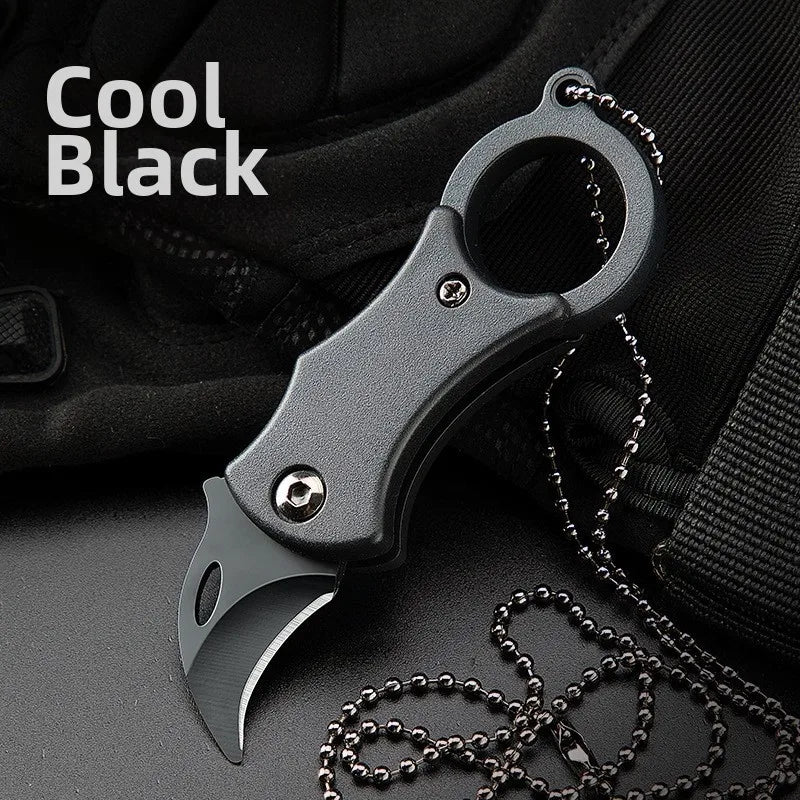 Portable Small Pocket Cutter Carabiner Box Keychain Folding Unboxing