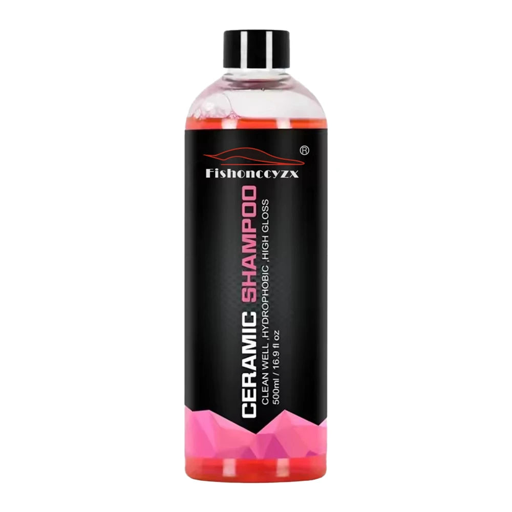 Car Washing Liquid Details Concentrated Crystal Plating Ceramic Repellent Nano Glass Polishing Plated Crystal Liquid Coating Peaceful Pleasures Health and Wellness 500ML