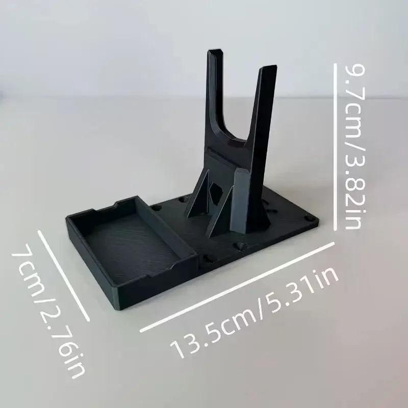 Hot Glue Gun Stand with Leak-Proof Tray & Non-Slip Base