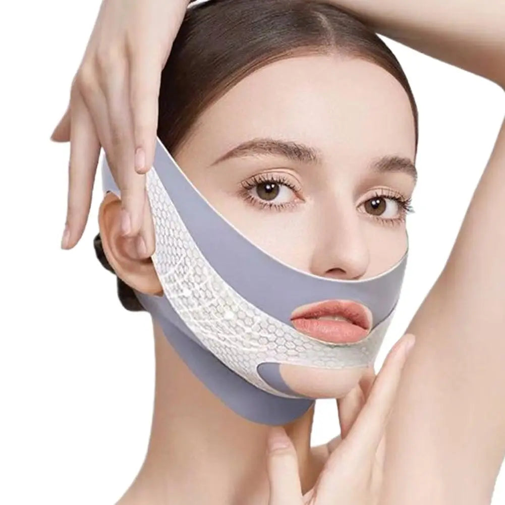 Double Chin Reducer, Face Slimming Strap, V Shaped Mask Eliminator, Remover,Tape,Belt for women, Anti- Wrinkle Face Mask, Liftin Peaceful Pleasures Health and Wellness B