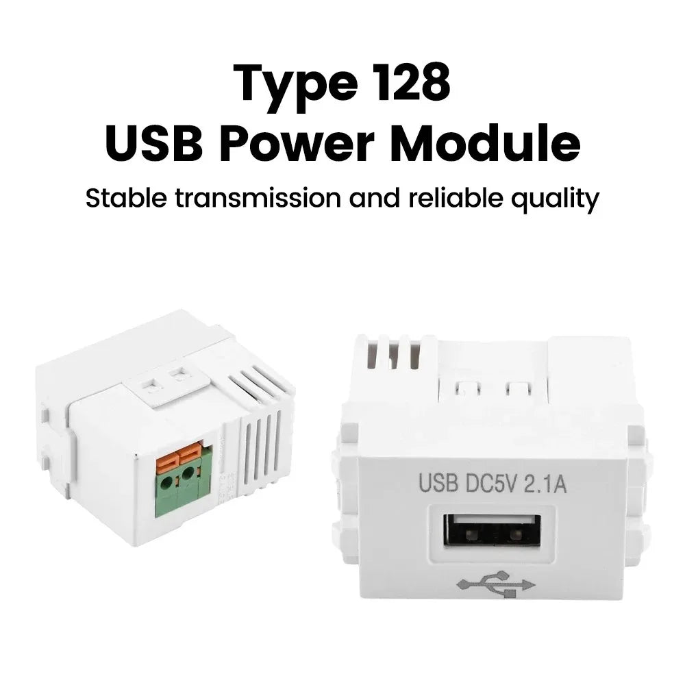 USB Power Module Charging Panel for Mobile Phones 220V Socket 5V 2.1A Switching Adapter Power Socket Peaceful Pleasures Health and Wellness
