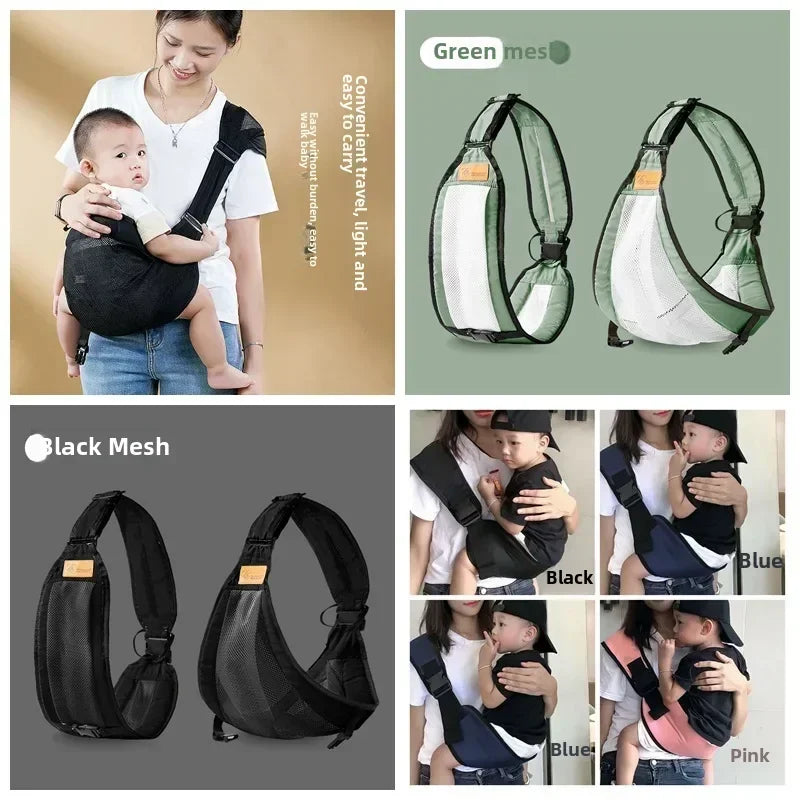 Portable Baby Waist Stool Carrier with Front Back Support Ergonomic Design for Toddlers and Infants Comfortable for Parents Peaceful Pleasures Health and Wellness