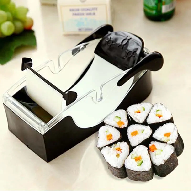 Sushi DIY Tools Seaweed Wrapped Rice And Vegetable Roll Kitchen Workers Japanese Drum Making Sushi Cake Mold Novice Kitchen Tool Peaceful Pleasures Health and Wellness