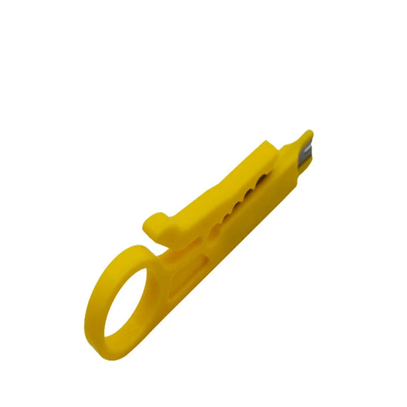 New Mini Portable Wire Stripper Cutter Impact Punch Down Tool Blade for Network Wire Cable Line Tool Wire Stripper Knife Peaceful Pleasures Health and Wellness