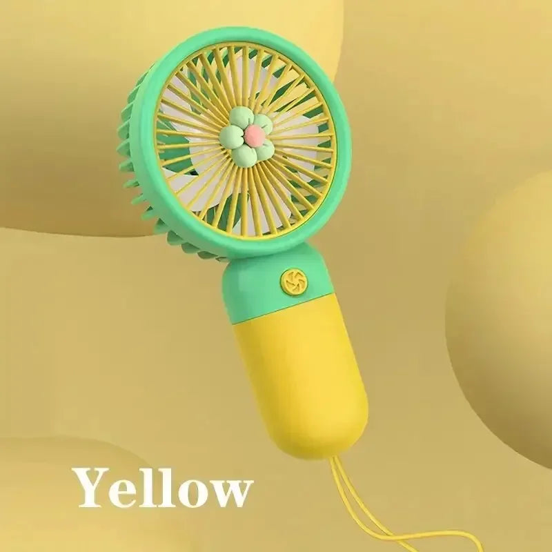 USB Mini Handheld Fan – Portable Quiet Desktop Fan