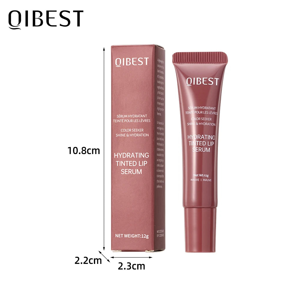 QBIEST Moisturizing Lip Glaze Colored Lipstick Glass Makeup Crystal Lip Balm Lipgloss Jelly Lip Color Long Lasting Lip Cosmetics Peaceful Pleasures Health and Wellness