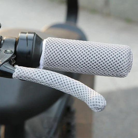 Ice Silk Motorcycle Handle Grip Cover – Non-Slip Breathable Sleeve Handlebar Grip Cover Oasis Select