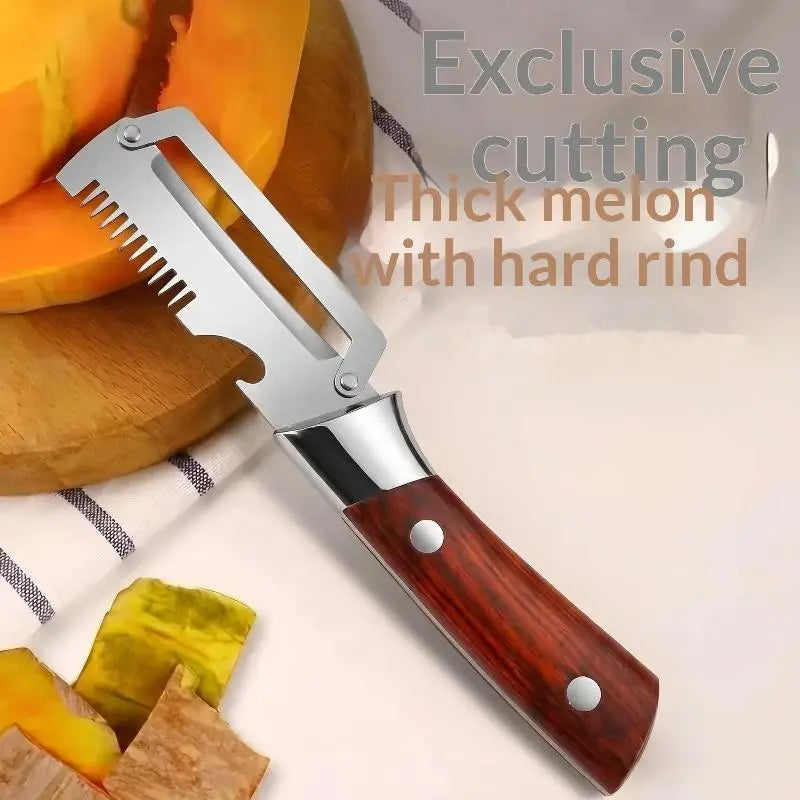 3-in-1 Vegetable Peeler Serrated Knife & Bottle Opener