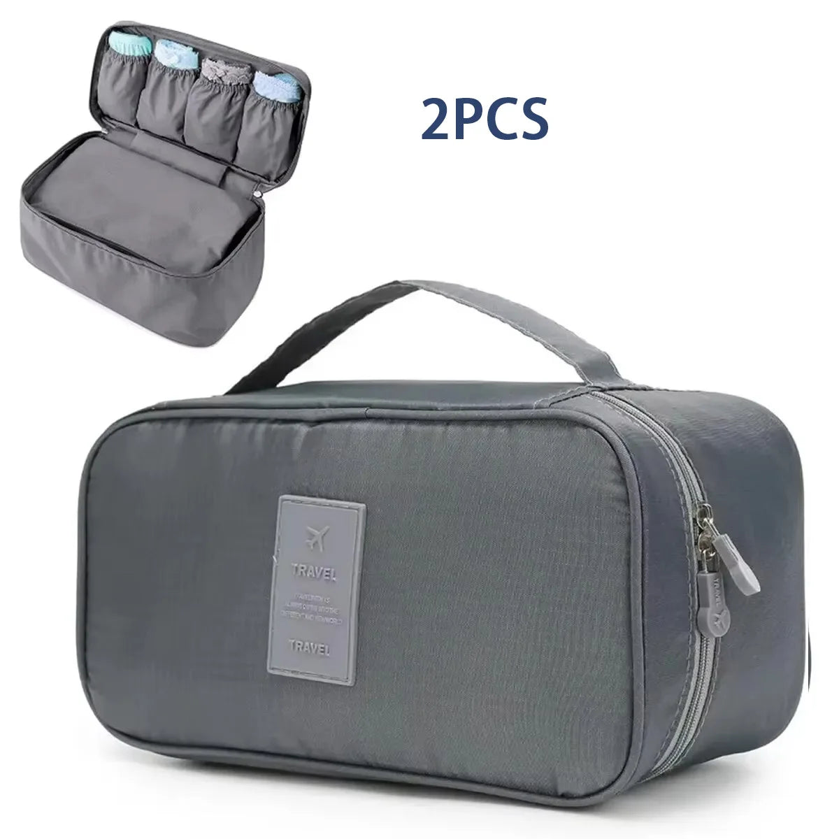Portable Travel Organizer Bag – Bra, Underwear & Cosmetic Case