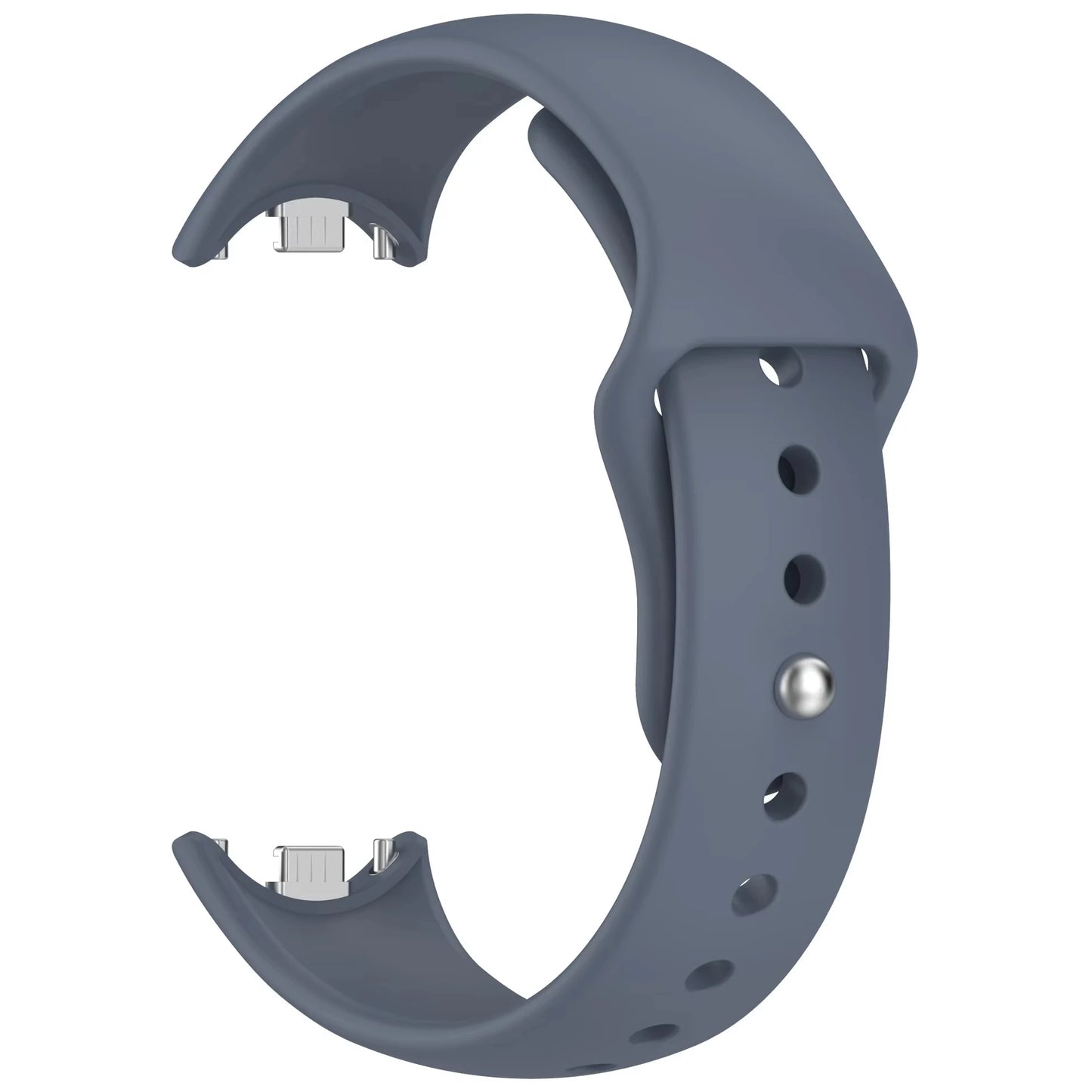 Silicone Sport Replacement Strap for Mi Band 10 9 8 Peaceful Pleasures Health and Wellness Blue For Xiaomi band 8