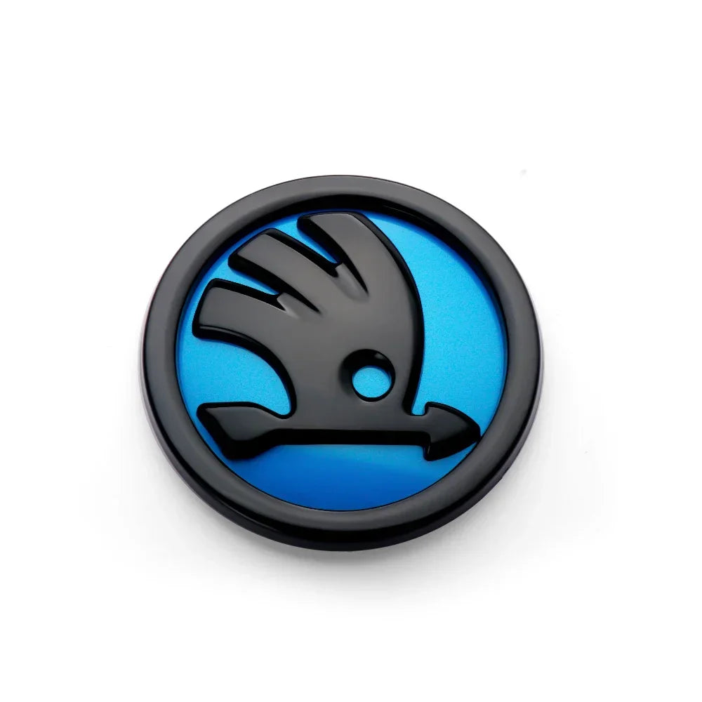 Skoda Hood Trunk Badge Emblem 80/90/100mm ABS Sticker