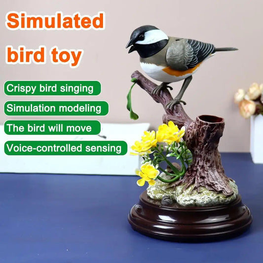 Simulation Voice Control Little Bird Creativity Cute Decorative Item Peaceful Pleasures Health and Wellness