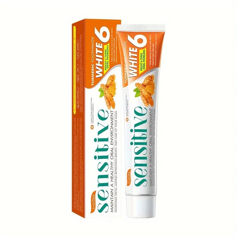 Turmeric Toothpaste – Whitening, Deep Cleaning & Fresh Breath