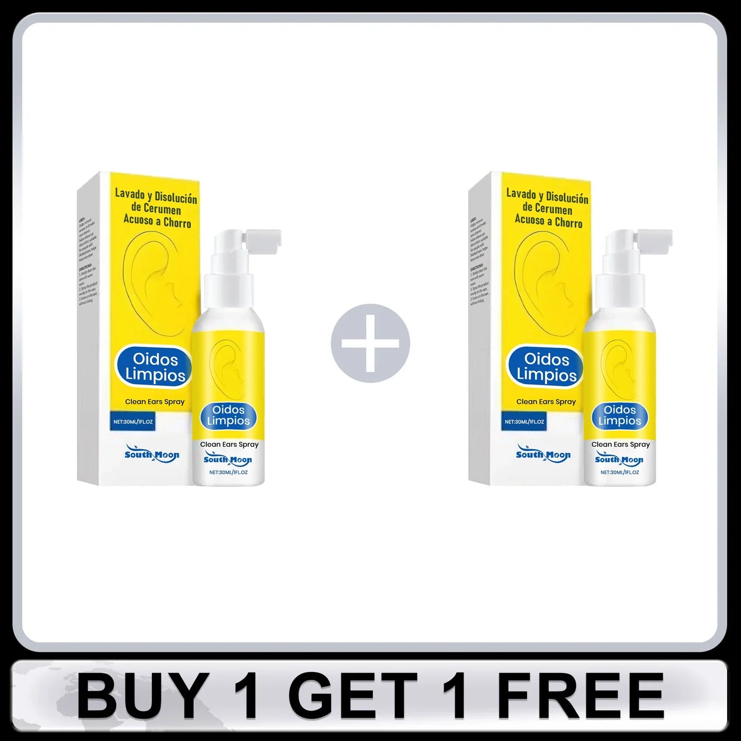 South Moon Ear Care Spray – Earwax Cleansing & Nourishing 30ml