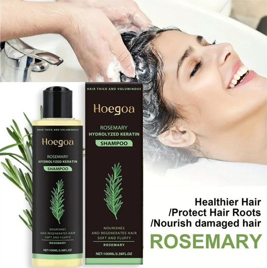 Rosemary Shampoo Herbal Extracts Daily Scalp Cleansing Oil Control Volumizing Smoothing & Nourishing Strong Hair Roots Shampoo Peaceful Pleasures Health and Wellness