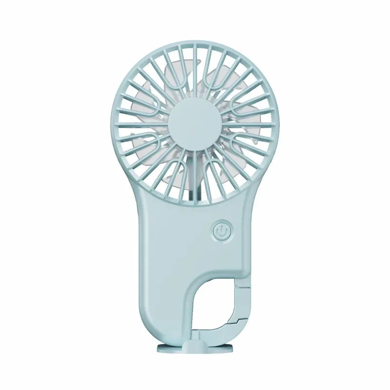 Lenovo Portable Clip On Mini Fan USB Rechargeable 3 Speed Adjustable Handheld Pocket Cooling Fan for Outdoor Stroller Camping Peaceful Pleasures Health and Wellness Green