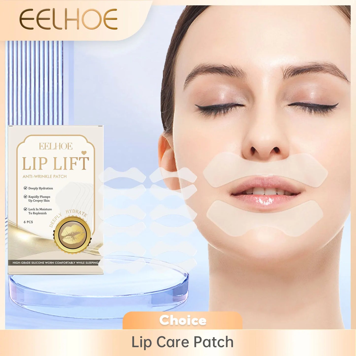 EELHOE Lip Care Patches – Fine Lines, Dryness & Dead Skin
