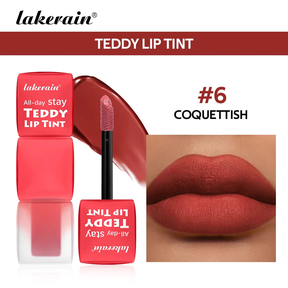 Lakerain Matte Lip Tint – Waterproof, Long-Lasting, Non-Transfer