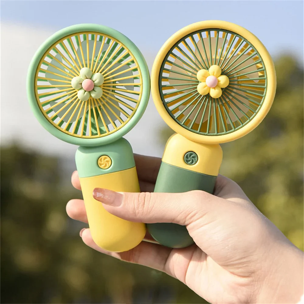 USB Mini Handheld Fan – Portable, Quiet & Desktop Stand
