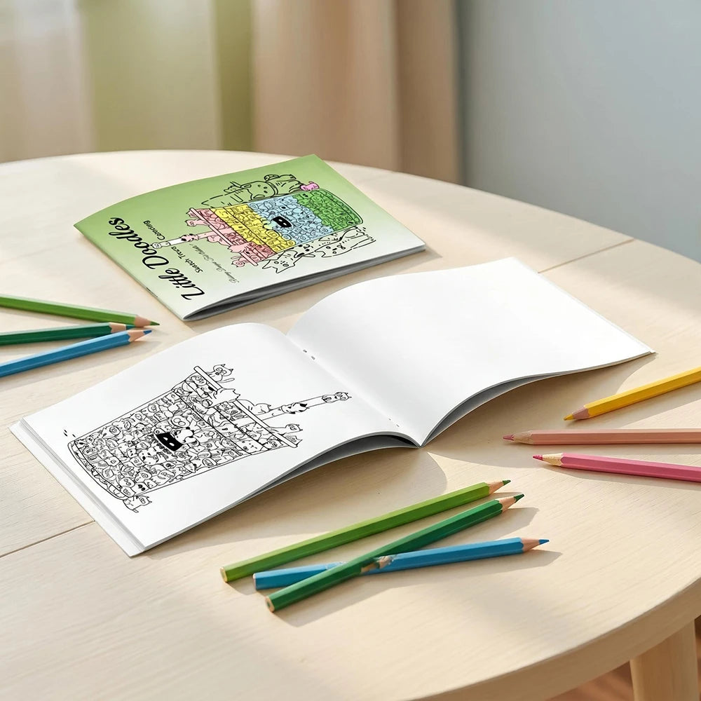 A5 Fishing Line Manuscript Graffiti Drawing Notebook Decompression