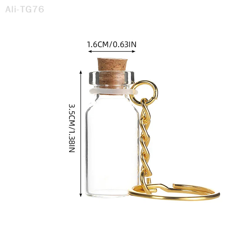 Mini Cork Glass Bottles 2ml for DIY Wishing Jars | 1 or 5 Pack